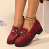Jinna | Damen-Loafer mit Metallkette
