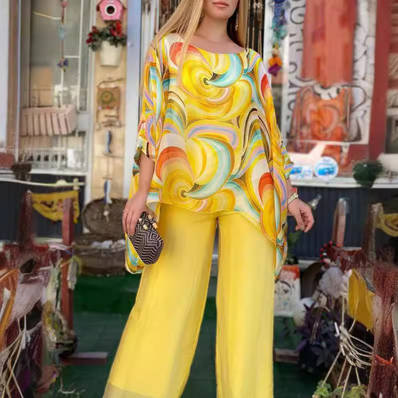 Sophia | Lässiges und buntes Set für Damen