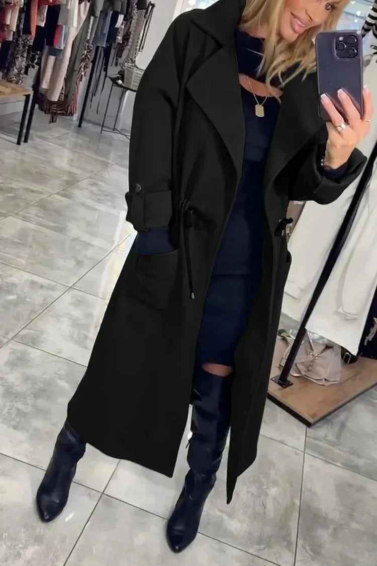 Sophia | Langer Freizeit-Trenchcoat im modernen Stil