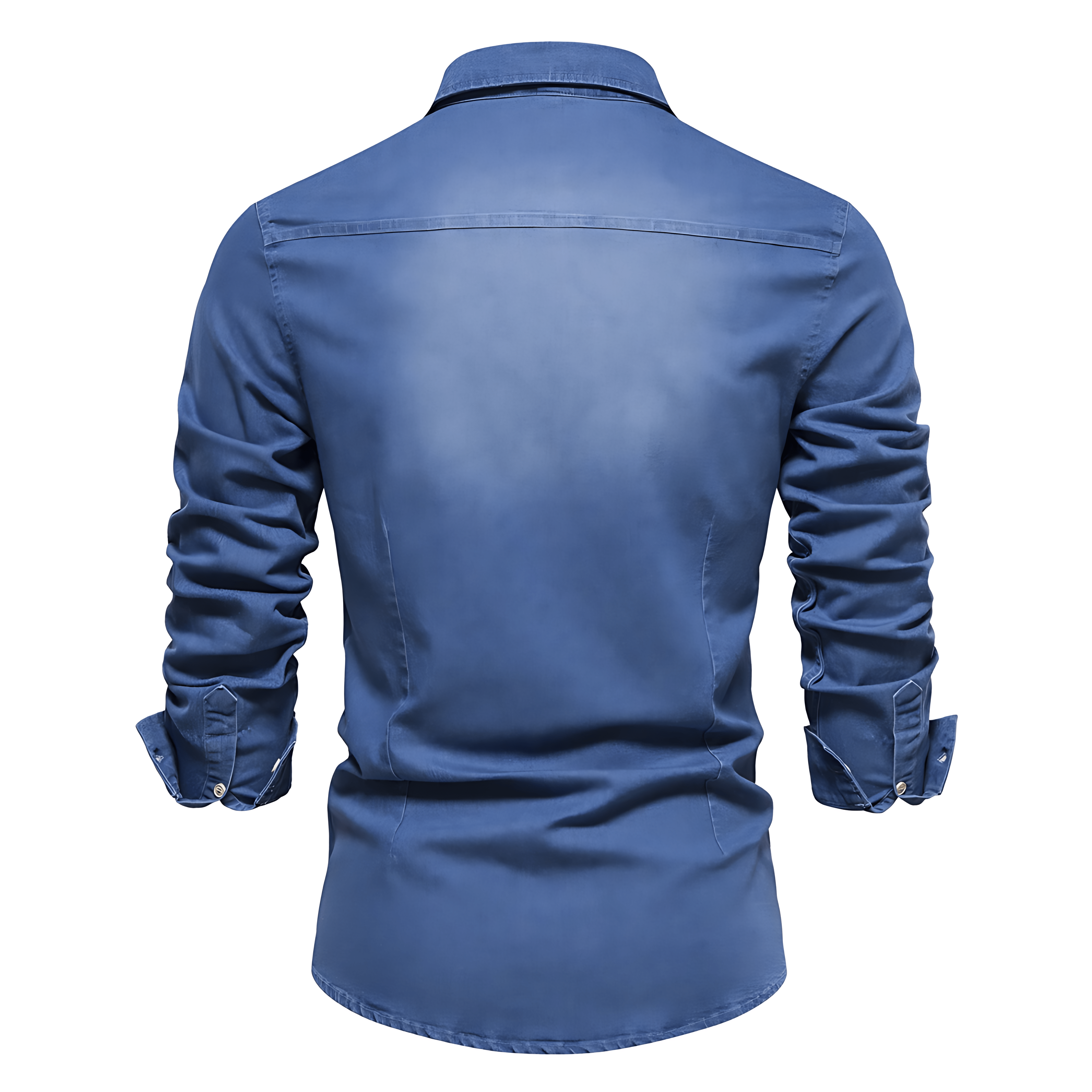 Astra - Denim Hemd - Schwarz / S