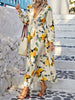 Nicel | Florales Kleid mit Laternenärmel