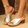 Lianna | Elegante orthopädische Sandalen mit Blockabsatz