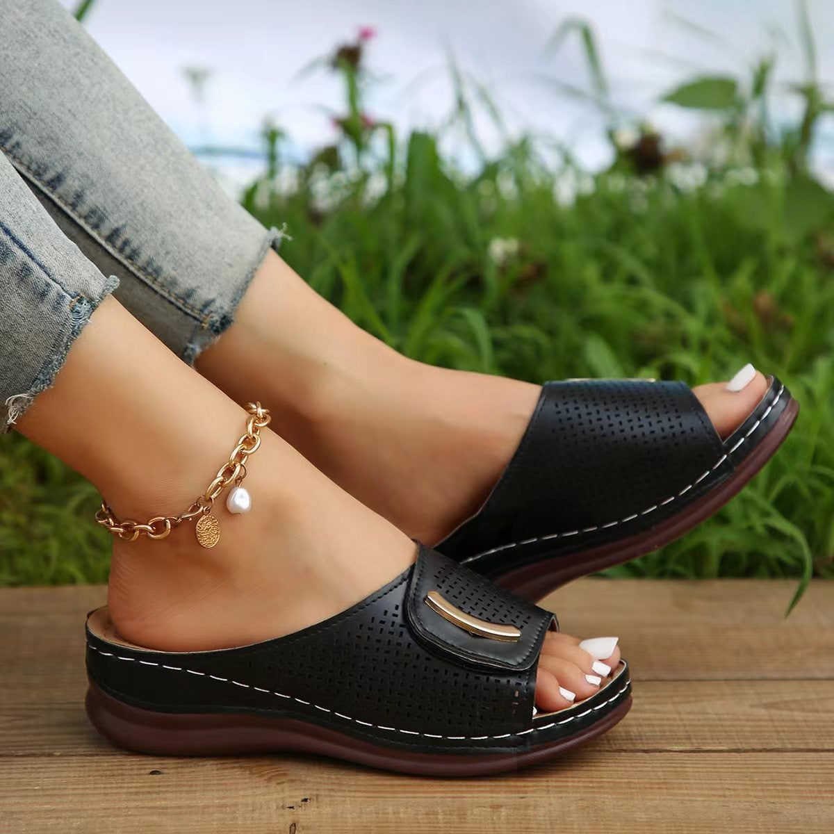 Ember | Orthopädische Hausschuhe aus Leder für Frauen