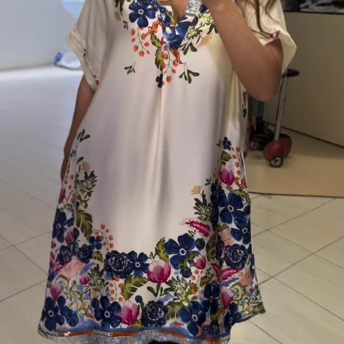 Liora | Elegantes Kleid mit Blumenprint