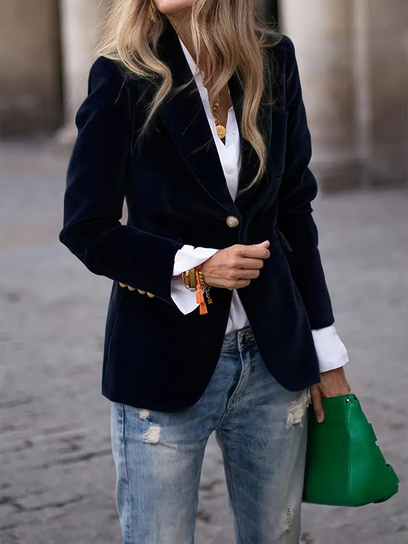 Juley | Elegante Samtjacke