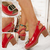 Brina | Sandalen mit klobigem Absatz und Schnalle