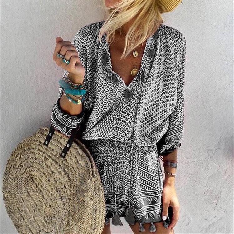 River | Boho-Kleid mit Quasten
