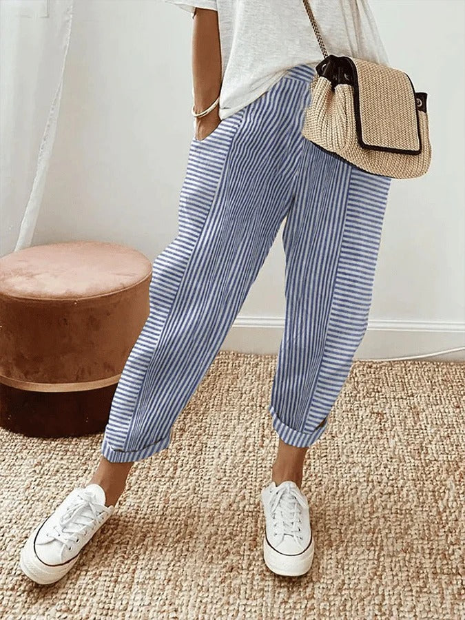 Millie | Bequeme gestreifte Hosen für Damen