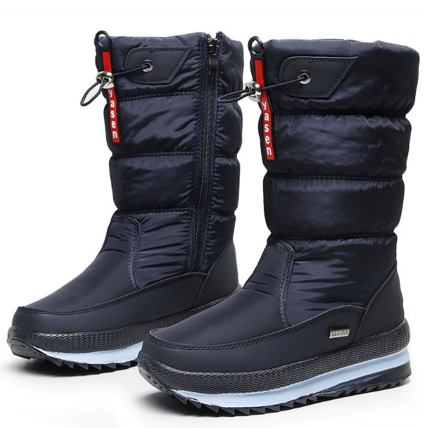Stefi™ | Rutschfeste und wasserdichte Kunstfell-Schneestiefel