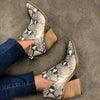 Bada | Wildlederstiefel mit Absatz und spitzer Zehe