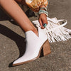 Bada | Wildlederstiefel mit Absatz und spitzer Zehe