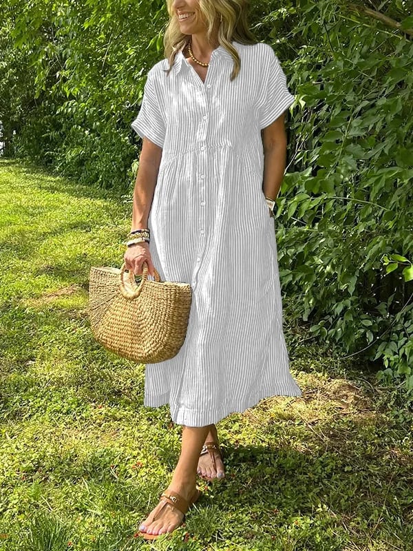 Kori | modisches langes Blusenkleid für jede Gelegenheit