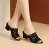 Dina | Funkelnde Sandalen mit edlen Pailletten