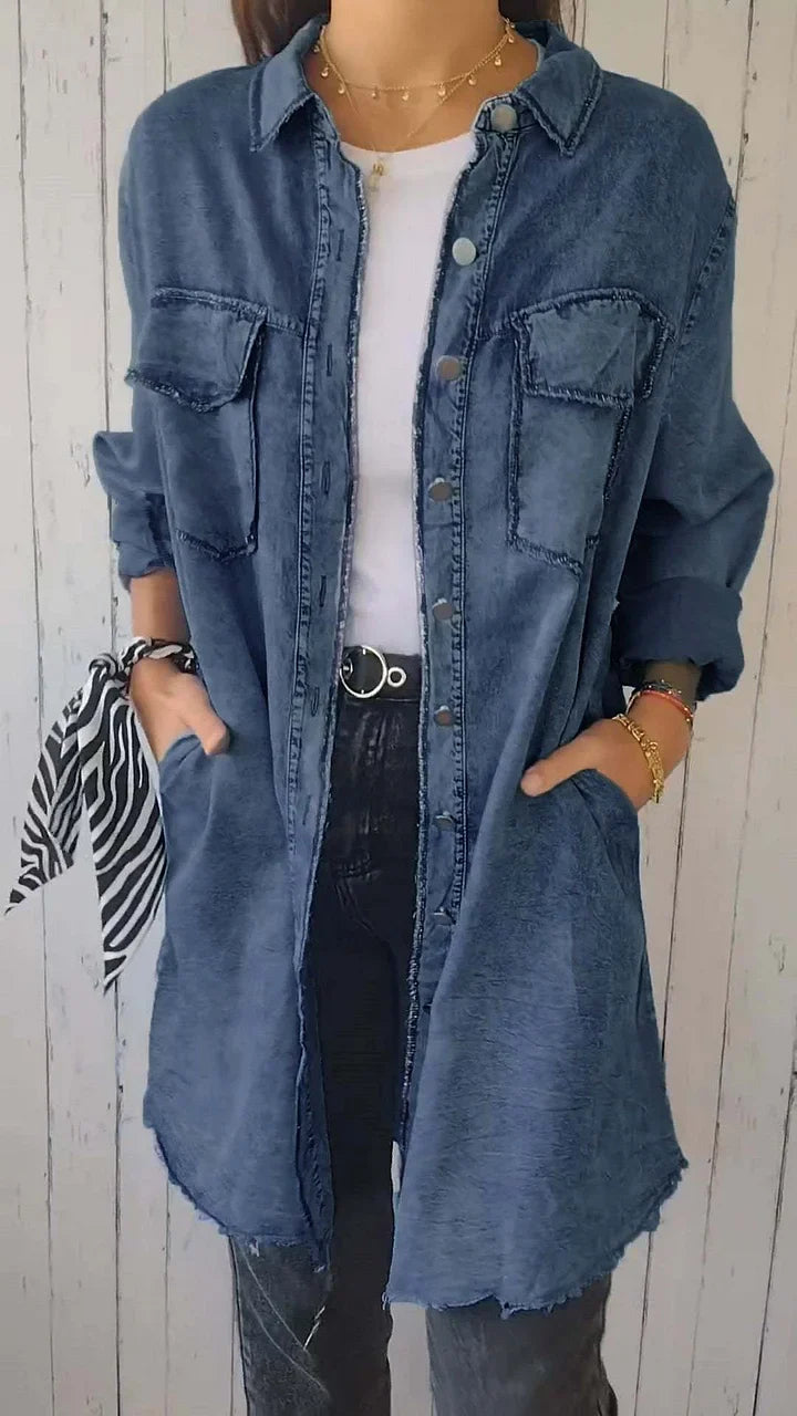 Kell | Stylisches Denim-Übershemd für Frauen