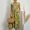 Esti | Florales Midikleid im böhmischen Stil
