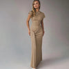 Averie™ | Leichtes Plisseekleid mit Kurzarm & Schnürung