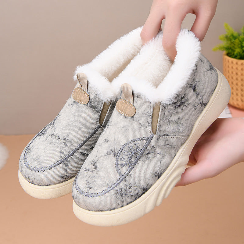 Sivia | Weiche Damen-Mokassins aus Leder und Fell