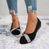 Elsia | Elegante Kristall-Bogen-Keilabsatz-Sandalen