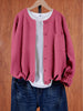 Gabbi™ - Strickjacke lässig da donna - Vest - Rosa / S
