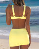 Hannah™ | Femininer Bikini mit verspieltem Blütenblatt-Design