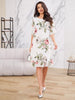 Malaya | luftiges Chiffonkleid mit dekorativem Print