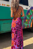 Talie | Tie-Dye Maxikleid mit Rückenschnürung
