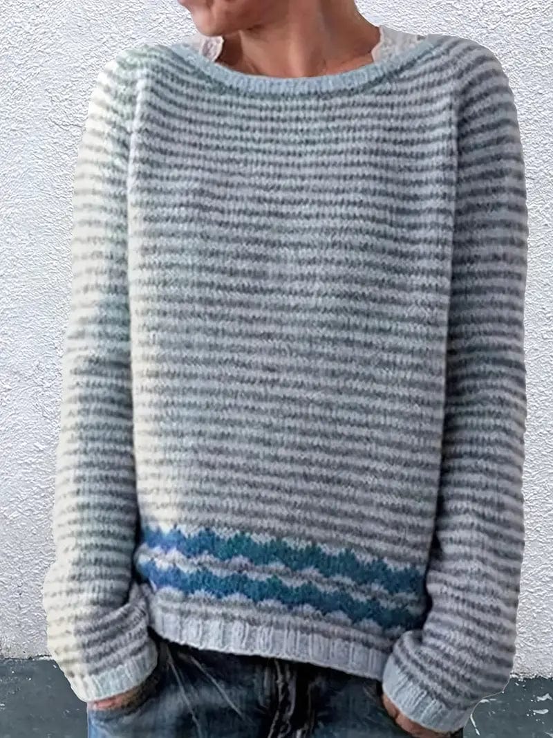 Pamelian | Bequemer Alltags-Pullover im Streifenlook