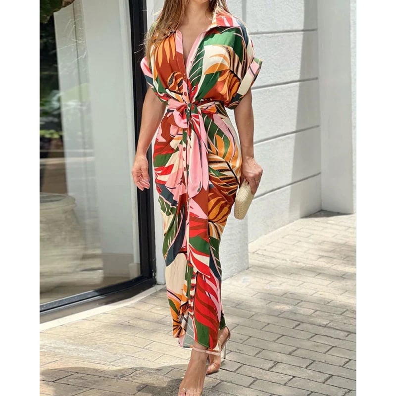 Serenity | Lässiges Hemdkleid mit Reverskragen für Damen