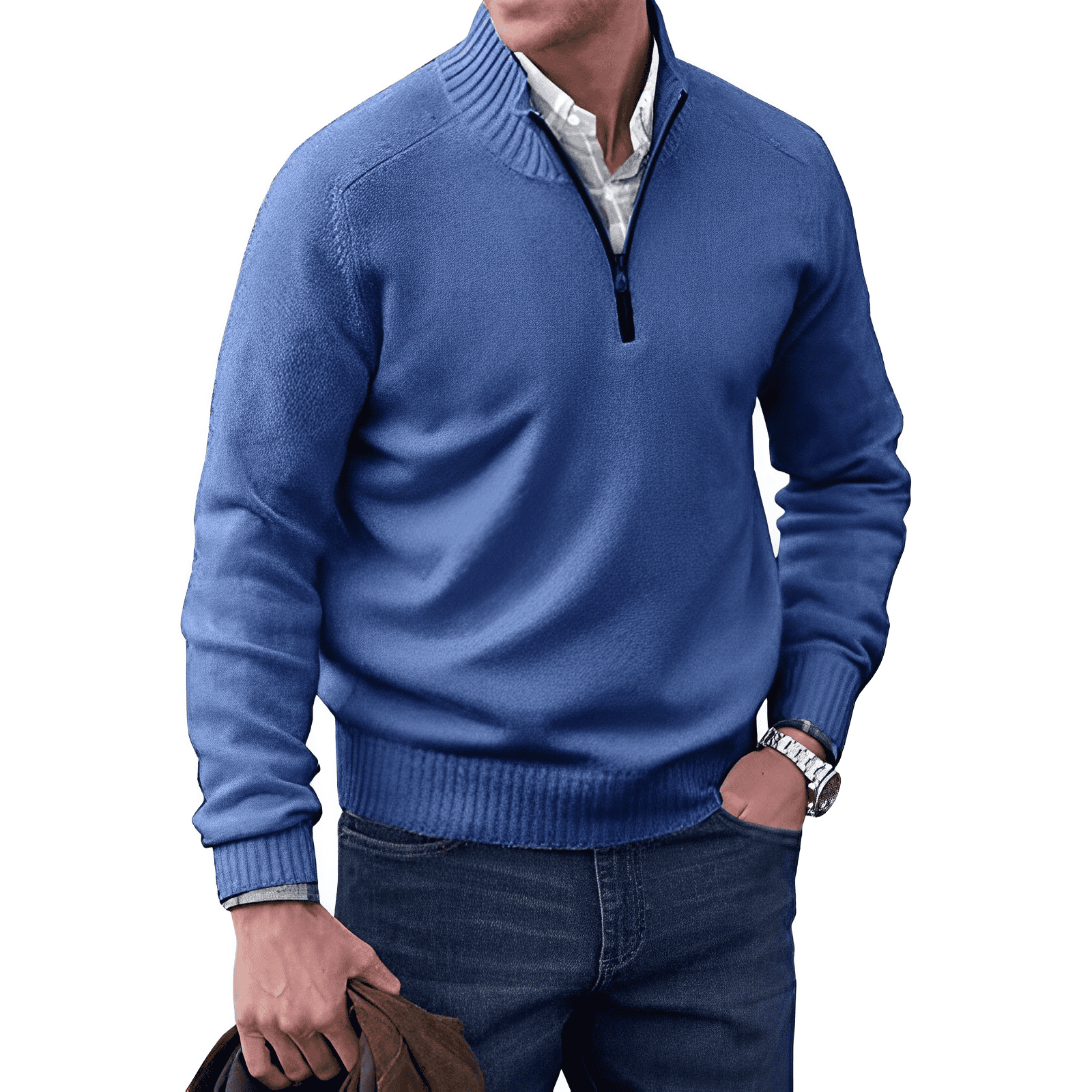 Rohan | Eleganter Pullover mit Reißverschluss
