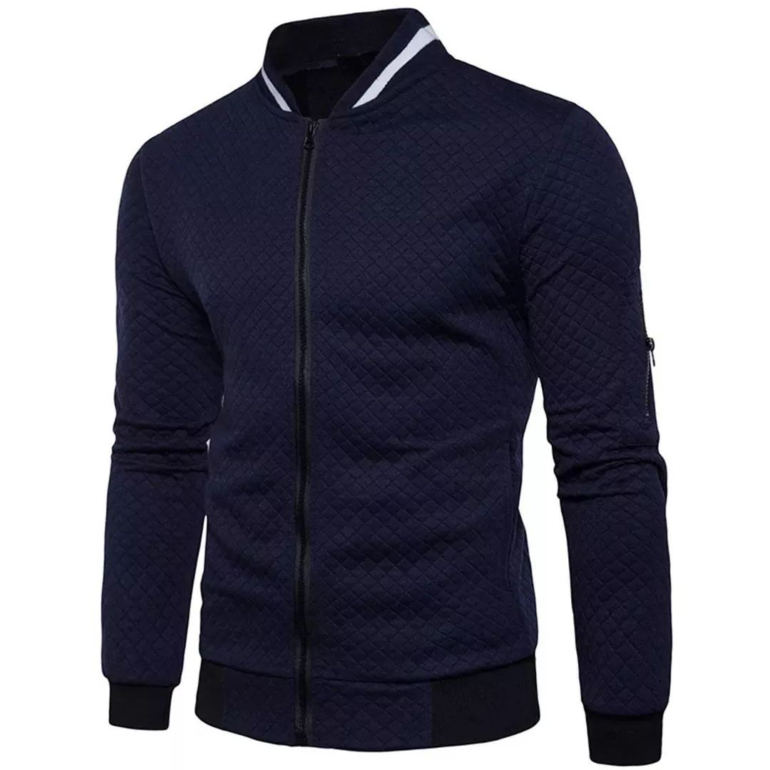 Ruppert | Jacquard Zip-Bomberjacke