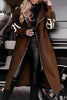 Melisa™ | Damen Kapuzenjacke mit langen Strickärmeln und Patchwork-Design