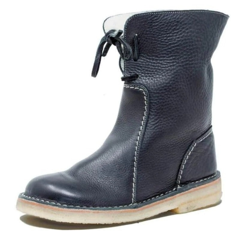 Carmenza™ – Stylische Damen Boots - Schwarz / 35