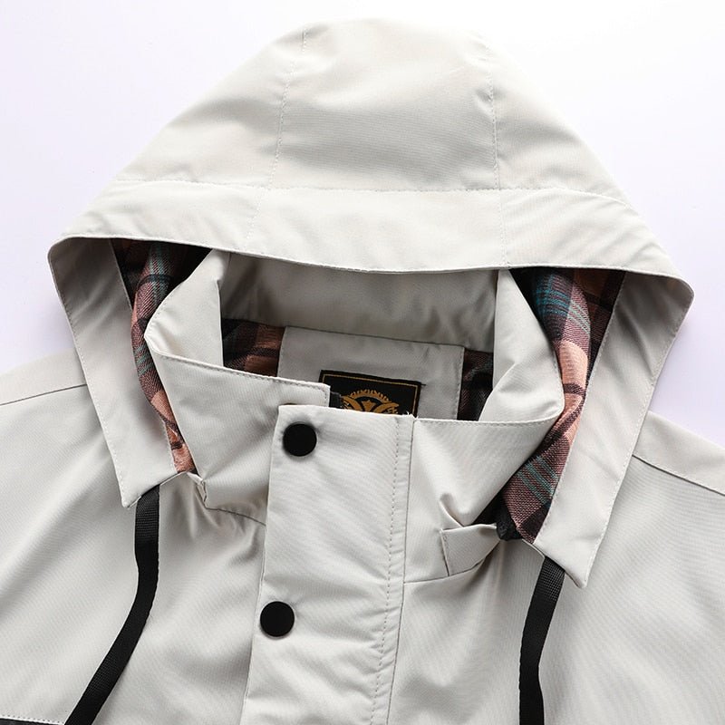 Zahar™ | Bequeme wind- und wasserdichte Outdoor-Jacke - Weiß / XS