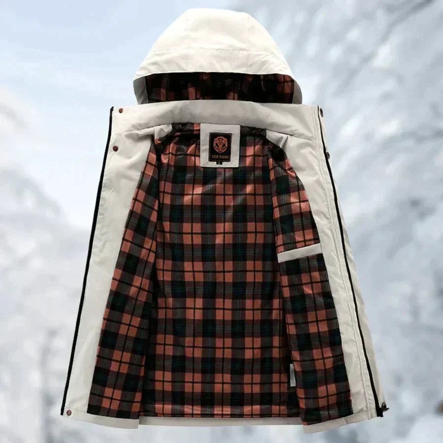 Zahar™ | Bequeme wind- und wasserdichte Outdoor-Jacke - Weiß / XS