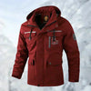 Zahar™ | Bequeme wind- und wasserdichte Outdoor-Jacke - Rot / XS