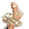 Yuri | modische Damensandalen aus weichem Leder für den Sommer