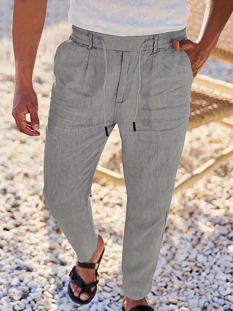 Jacob | modische lockere Leinenhose für den Sommer