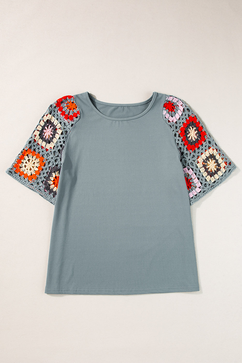 Meribeth | Häkel-Top mit Blumenmuster