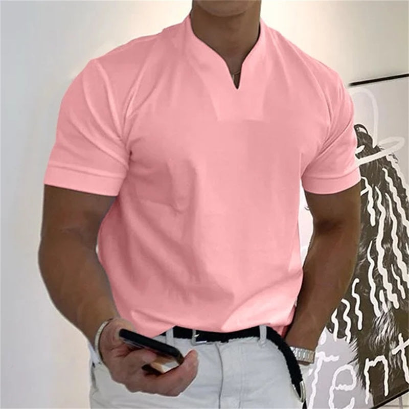 Axon | Kurzarm-Shirt mit V-Ausschnitt