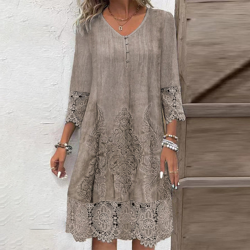 Aira | Farbige Spitzenkleid für den Sommer