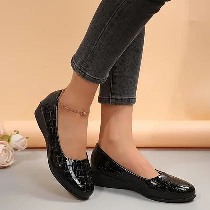 Rosa™ | Atmungsaktive Lederschuhe mit rutschfester Sohle