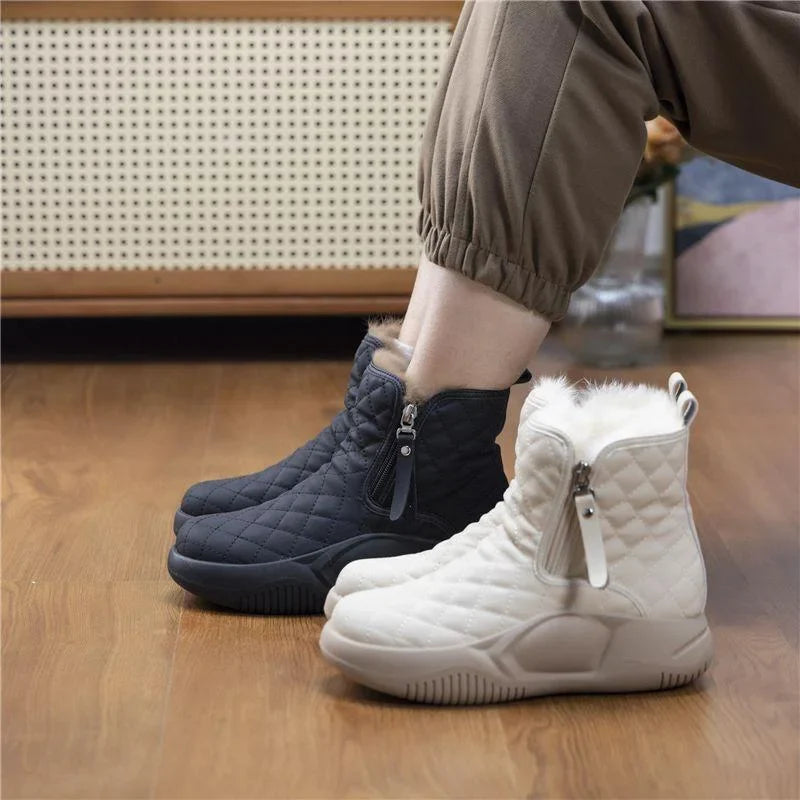 Amy | Herbststiefel - Beige / 35