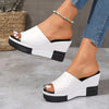 Irisa | Orthopädische Plateausandalen mit dicker Sohle