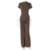 Averie™ | Leichtes Plisseekleid mit Kurzarm & Schnürung