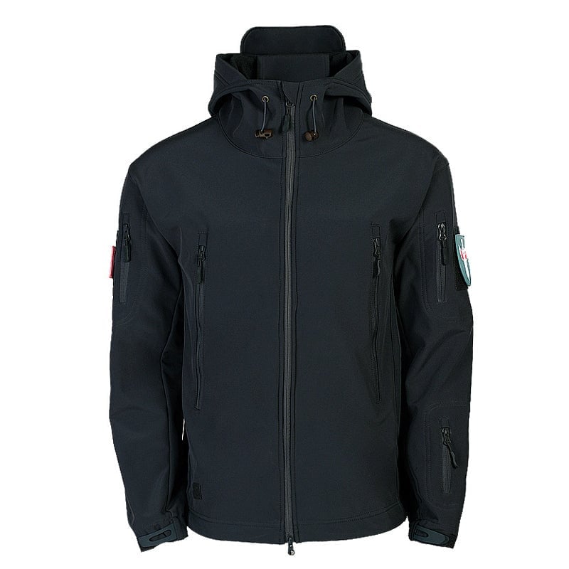Lennart™ | Wasserdichte Windjacke für Herren - SCHWARZ / S