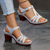 Lotus | Damen Sandalen mit Blockabsatz und Cut-Outs