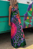 Talie | Tie-Dye Maxikleid mit Rückenschnürung