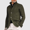 Adrian™ | Schicker Cardigan für Herren - Armeegrün / S