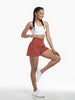 China | Sportliche Shorts mit hoher Taille und fließendem Oberstoff