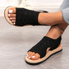 Ivory | Bequeme flache Damen-Sandalen aus Maschenware